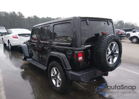 2018 Jeep Wrangler Unlimited Sahara 4X4 z USA, uszkodzony, nr VIN 1C4HJXEN7JW326938